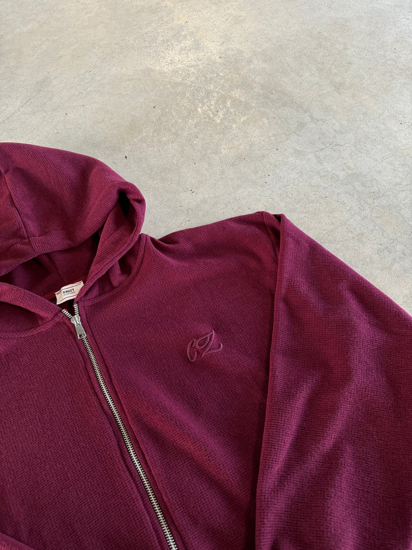 couzy Zipper redwine