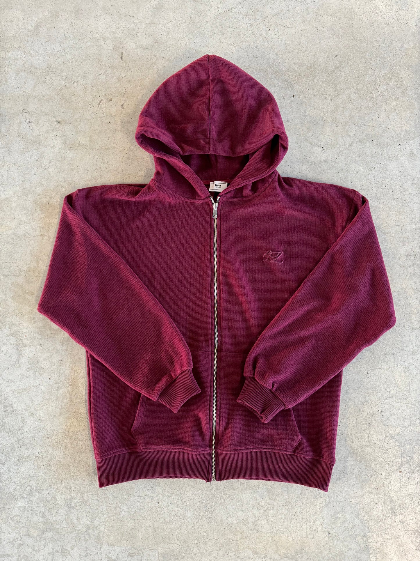 couzy Zipper redwine