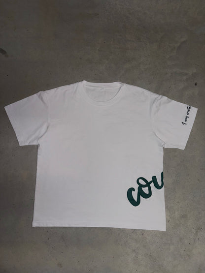 couzy white tee